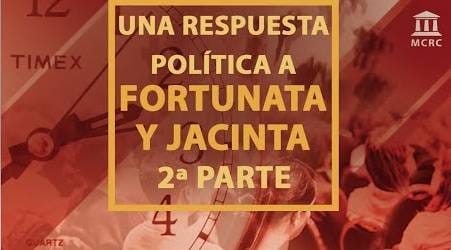 Respuesta política a Fortunata y Jacinta (parte 2)